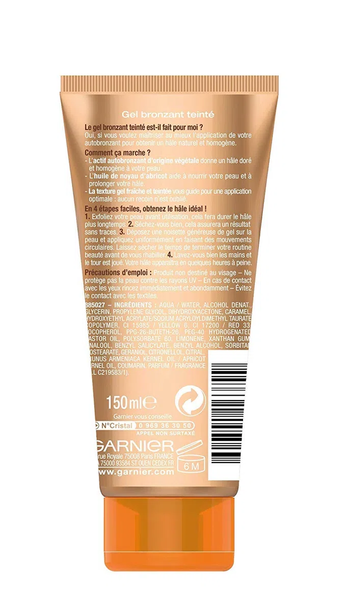Ambre Solaire Natural Bronzeur Gel AutoBronzant Teinté 150 ml, lot de 3 (3 x 150 ml)
