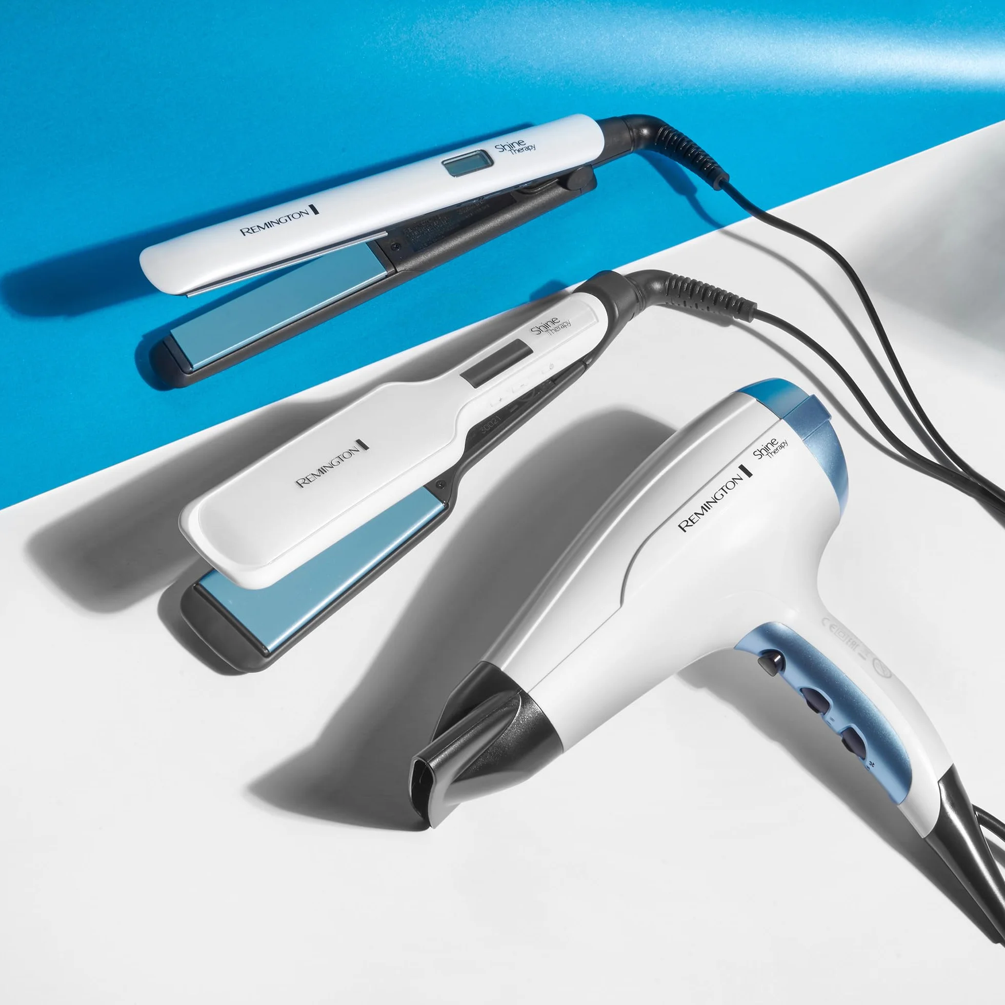 Remington Lisseur Cheveux Shine Therapy S8550 Plaques larges Céramique 150-230°C