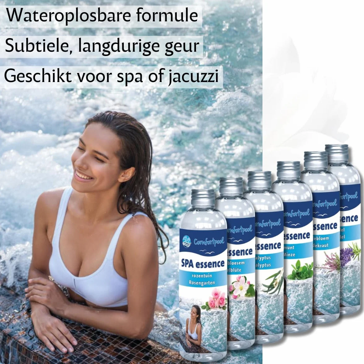 Huile de Bain Spa Essence Huile parfumée de Luxe pour Spa Jacuzzi Bruyère