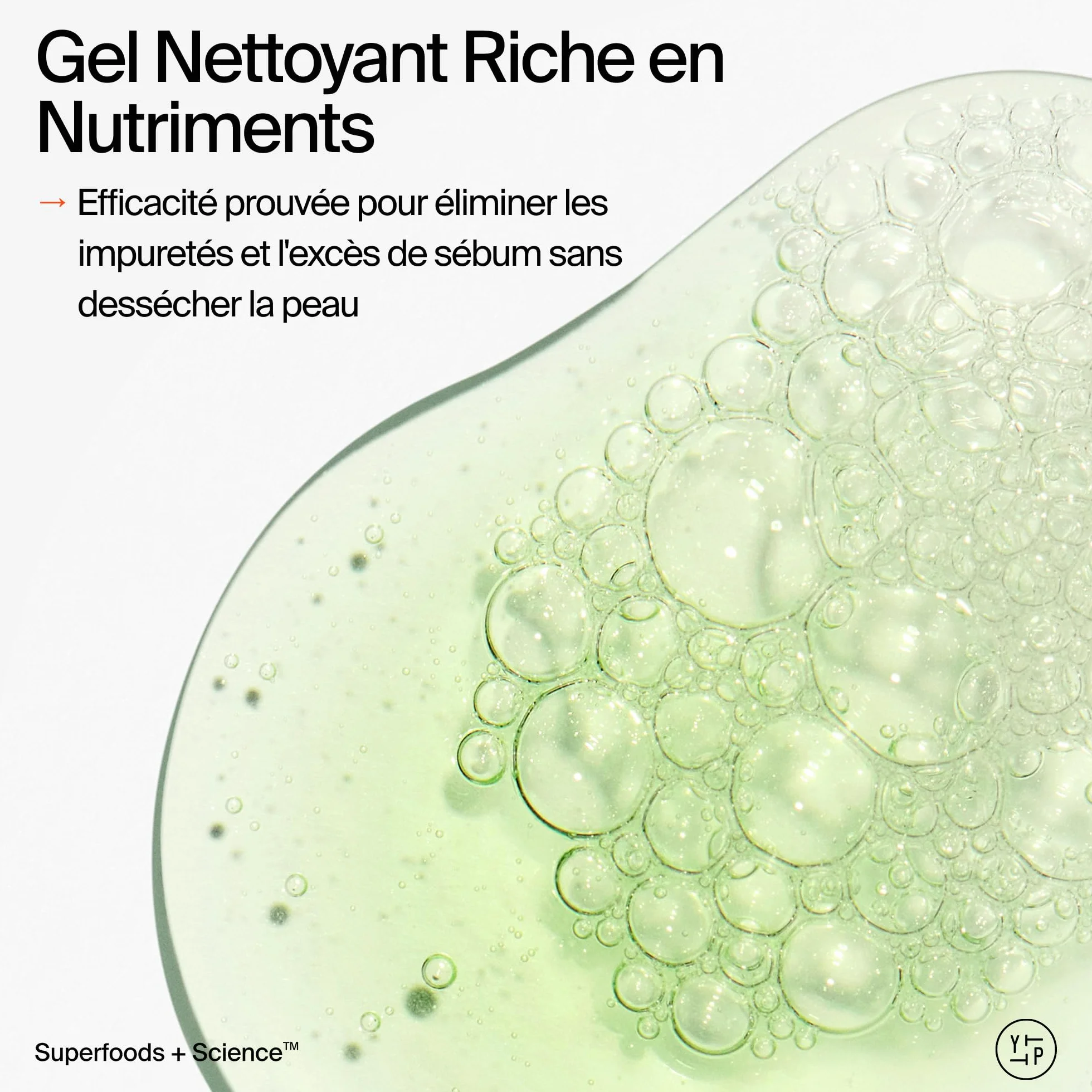 Youth To The People Superfood Cleanser, Nettoyant Visage Enrichi en Chou Kale, Thé Vert & Épinards, pH Équilibré