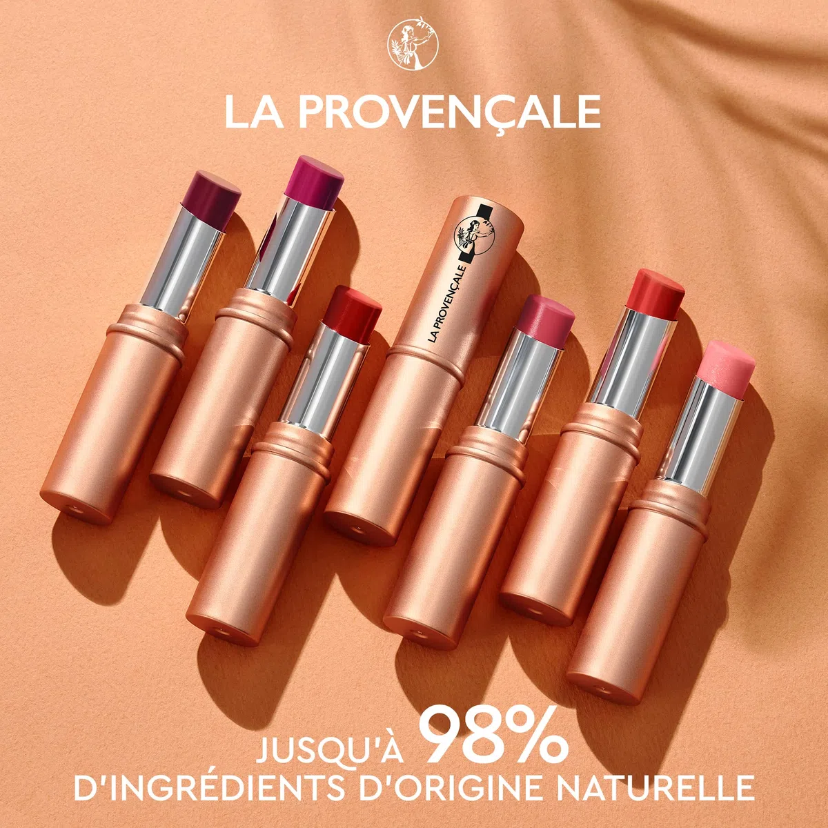 La Provençale Bio - Trousse Maquillage - 3 produits Bio & Naturel - Mascara, Rouge à Lèvres et Poudre Bonne mine