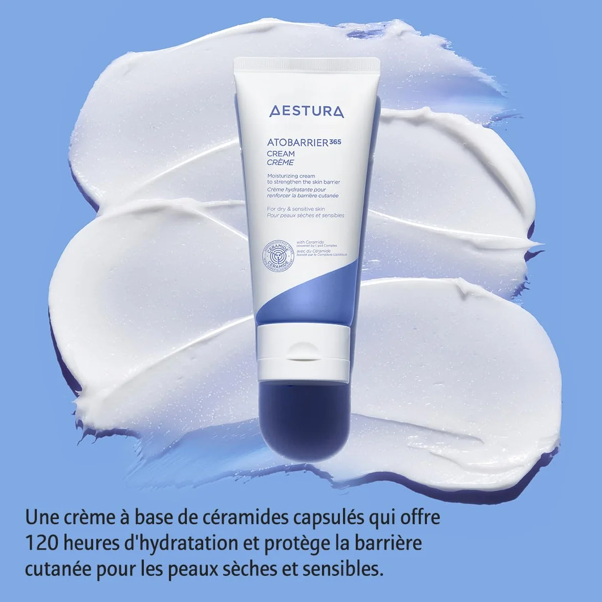 AESTURA ATOBARRIER365 CREME Hydratant 80mL Céramide Peaux Sèches Sensibles