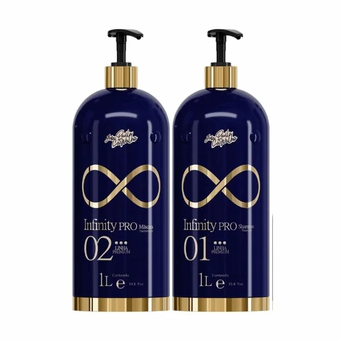 Kit Infinity Pro Système d'alignement des cheveux progressifs Traitement en 2 étapes 2x 1000 ml