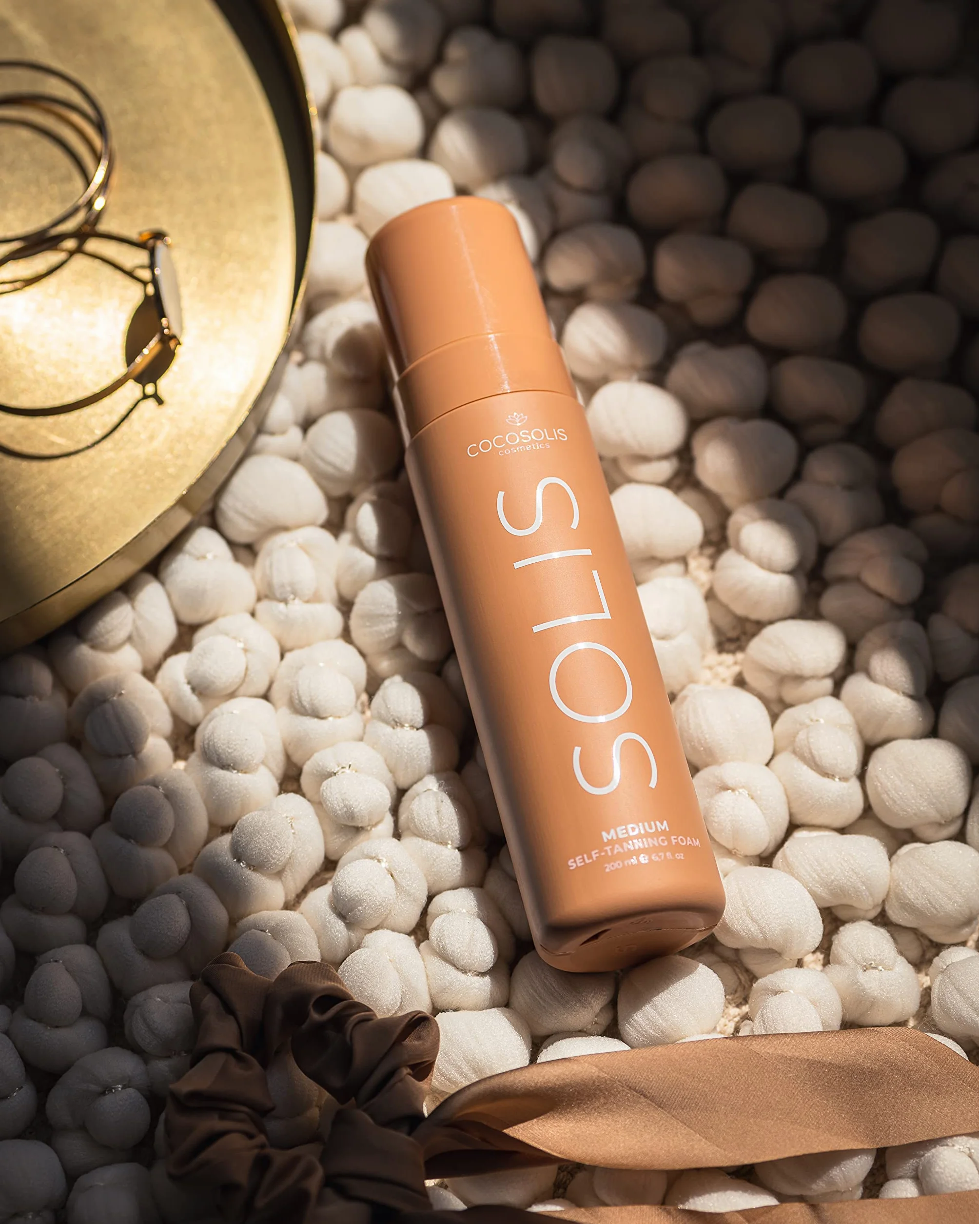 COCOSOLIS SOLIS Medium autobronzant mousse visage corps DHA végétal 200 ml