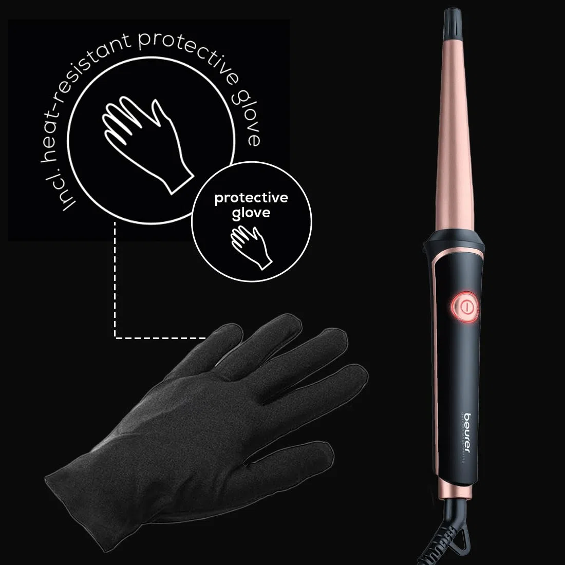 Fer à friser professionnel Beurer HT 53