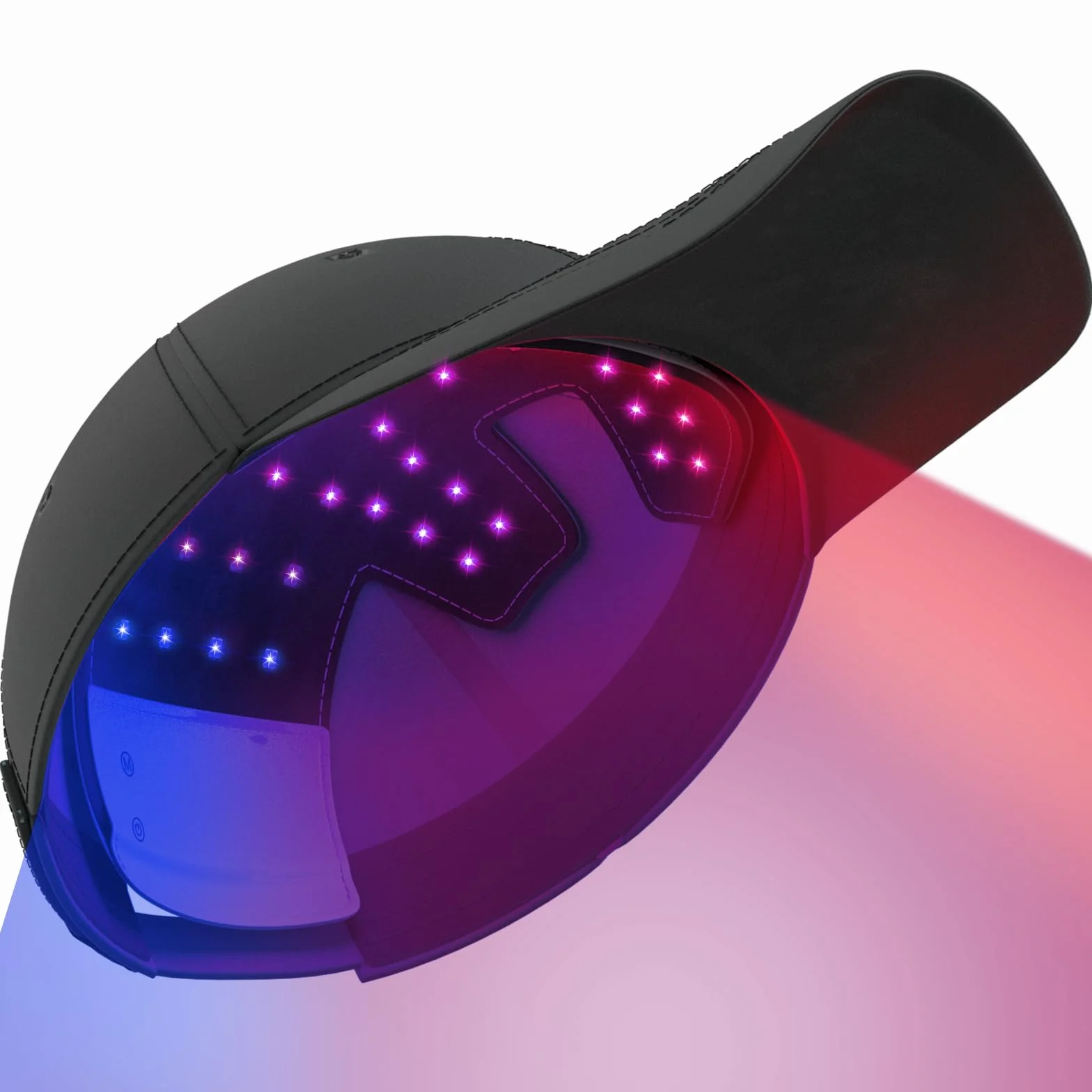 iKeener Casque LED Thérapie à la Lumière Rouge pour les Cheveux, Casque 3 Longueurs d'Onde Rechargeable à Panneau Amovible, Repousse Cheveux pour Femme et Homme