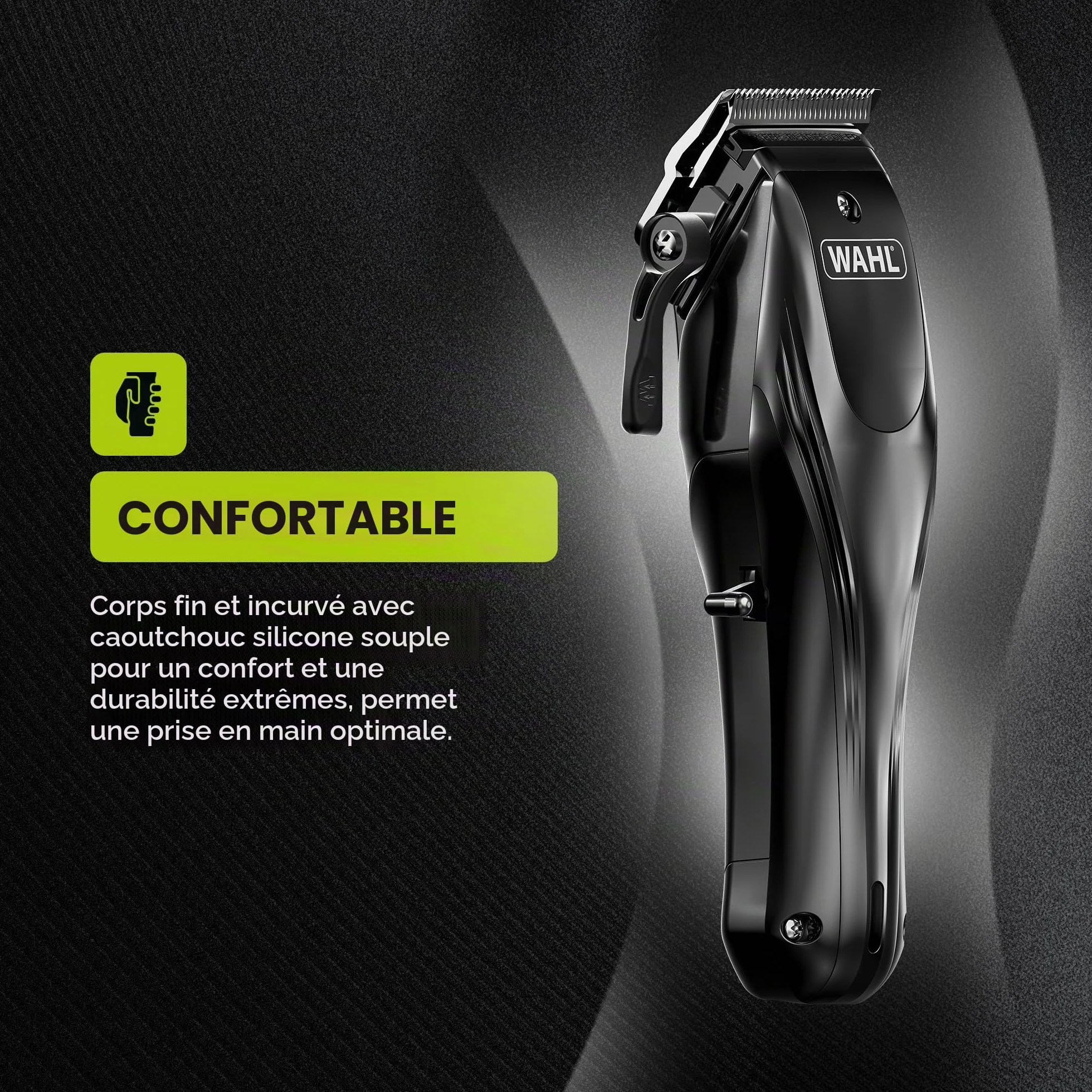 WAHL Rapid Clip tondeuse à cheveux rechargeable USB pour hommes batterie lithium-ion