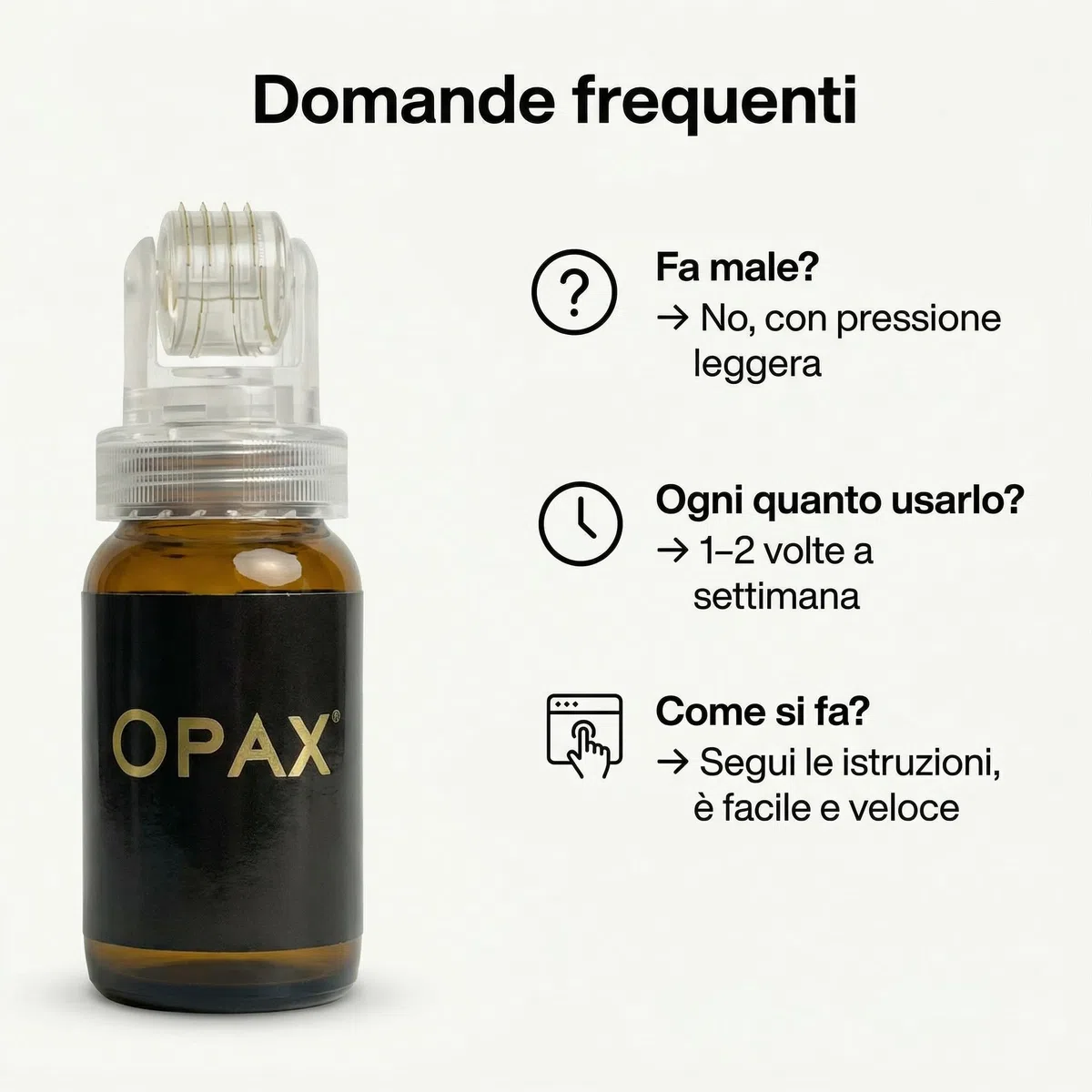 Derma roller cheveux, produit pour la perte de cheveux, renforce et stimule