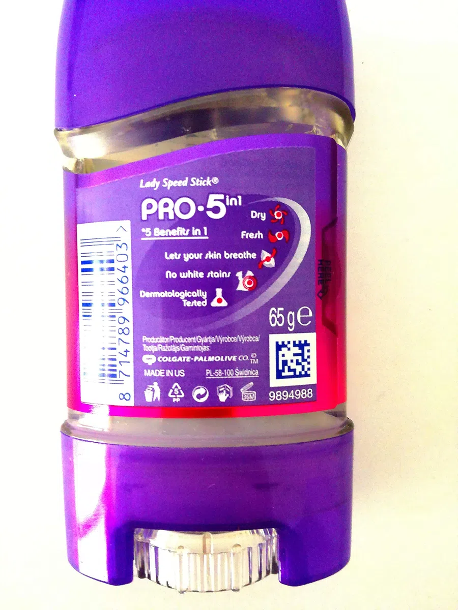 Lot de 3 déodorants Lady Speed Stick Gel pro 5 en 1 48H anti-transpirant