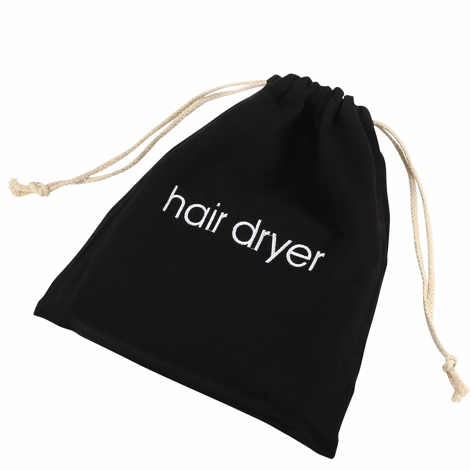 Lot de 8 sacs à sèche-cheveux avec cordon de serrage pour les voyages et la salle de bain