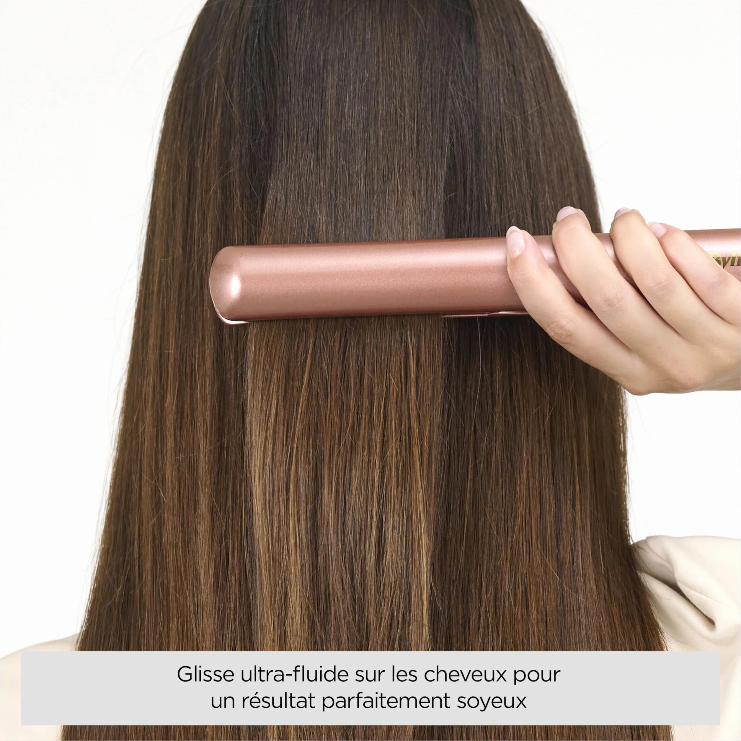 BaByliss Lisseur Cheveux Rose Gold 2598PE - Plaques Céramique, Multi-voltage, Chauffe 15s, 235°C