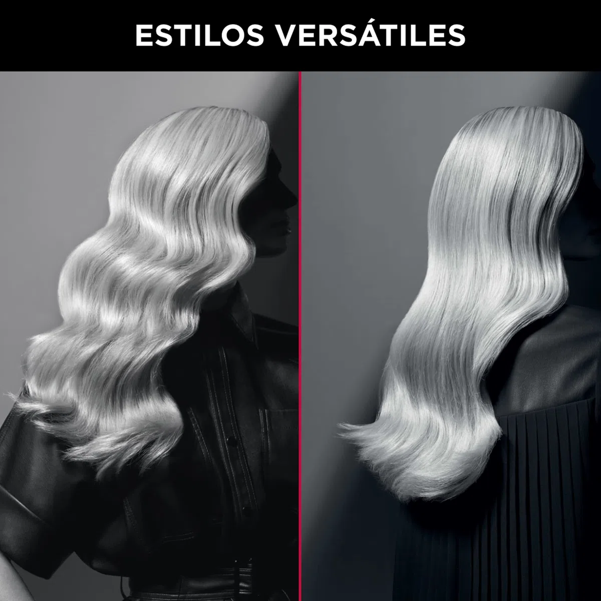Rowenta x Karl Lagerfeld CF324L Pince conique Fer à friser professionnel Keratin & Glow 200°C