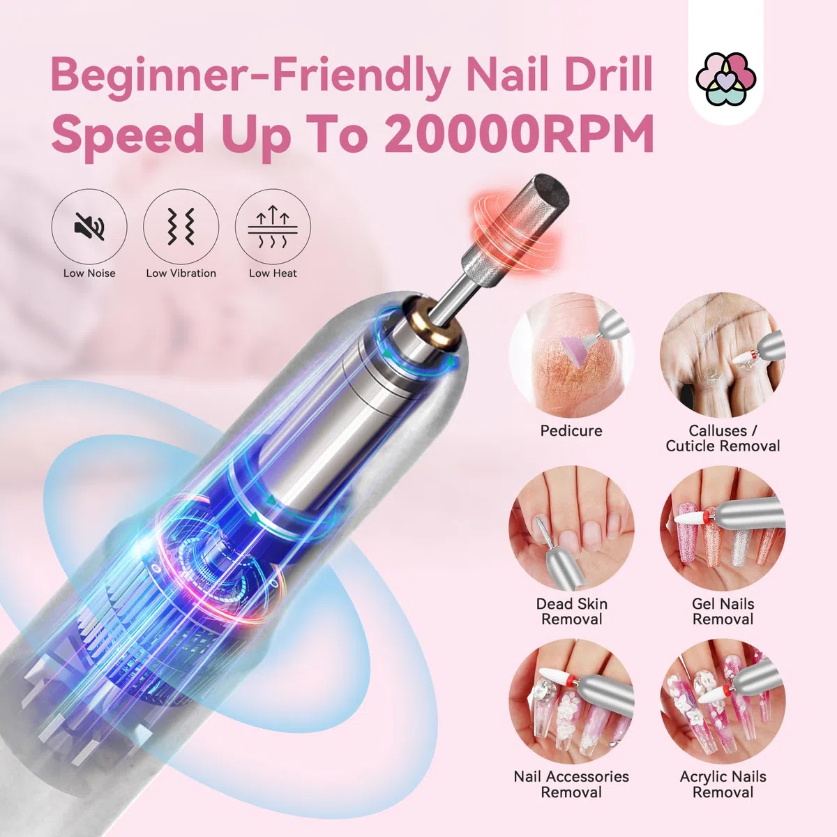 SAVILAND Kit Ongle Acrylique Complet En Gel Avec Lampe UV 180w Ponceuse pour Ongles Poudre Acrylique Base Top Coat Poudre Pour Beaucoup de décoration manucure Kit de Manucure Débutant