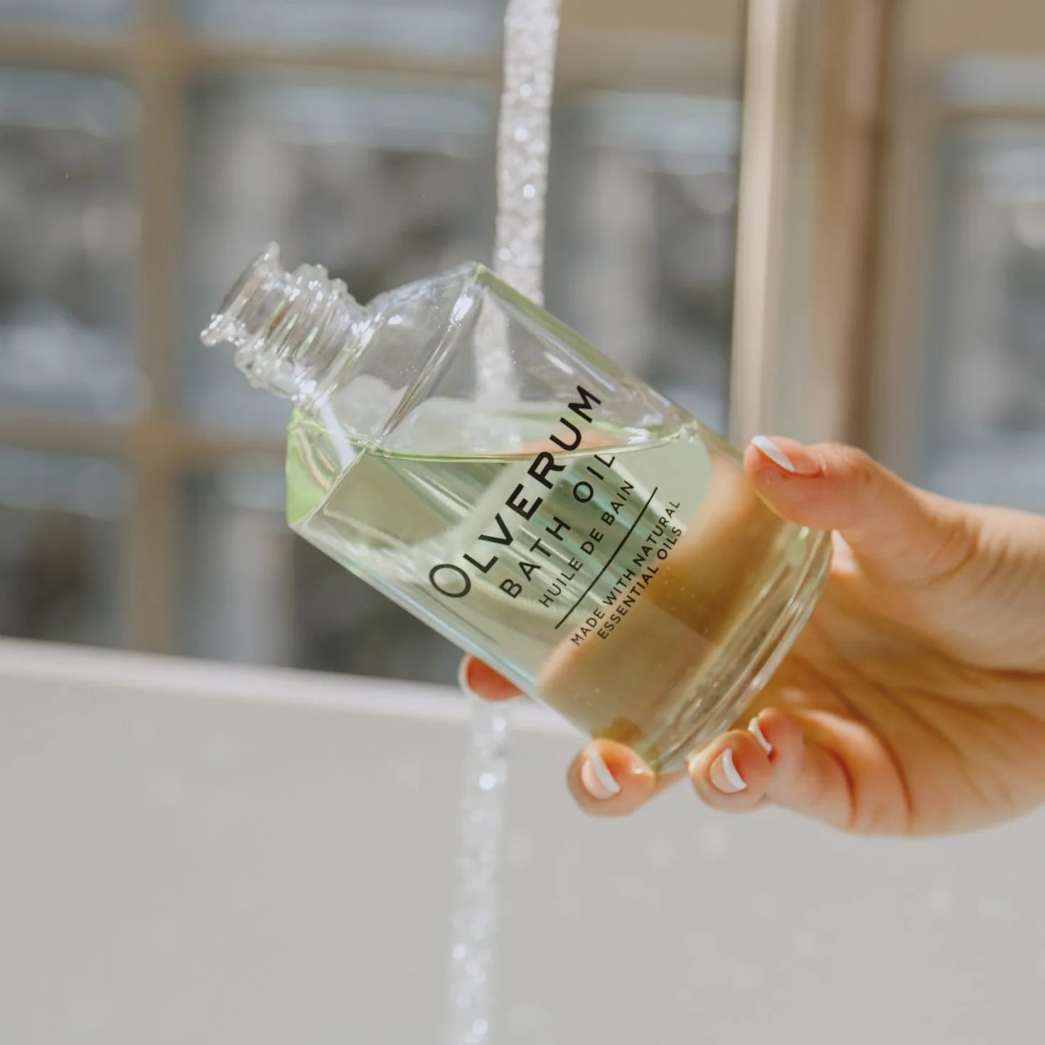 Olverum Huile de bain apaisante 125 ml - Mélange concentré d'huiles essentielles relaxantes