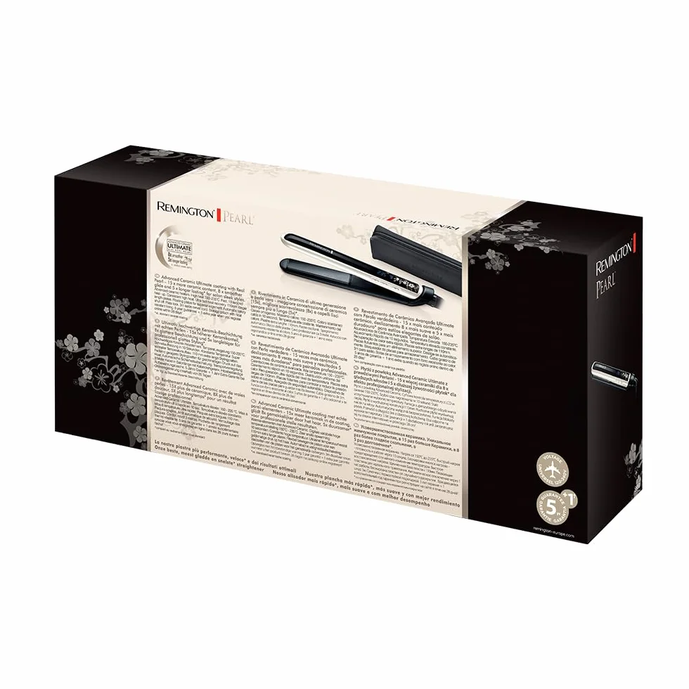 Remington Fer à lisser S9501 Céramique avec éclats de perles 150-235°C Écran LCD