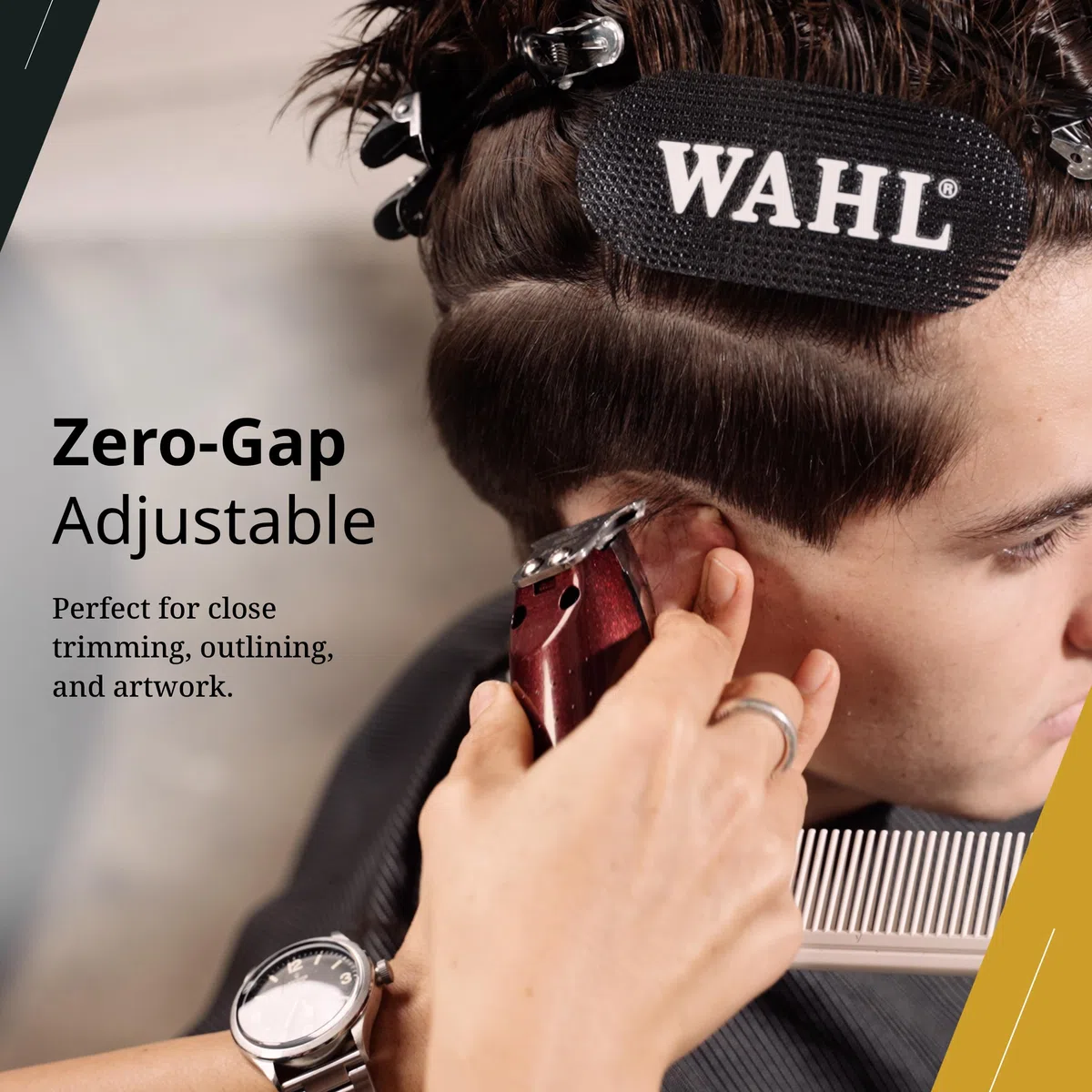 Wahl Professional Tondeuse Li sans fil – Léger, coupe et détails précis