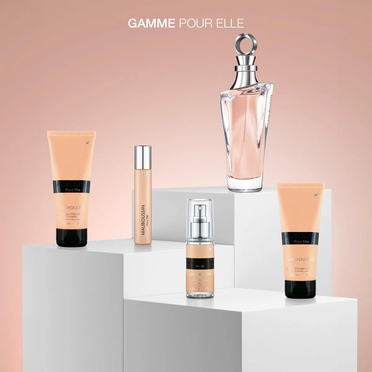 Mauboussin - Pour Elle 100ml + 20ml (Travel Spray) - Eau de Parfum Femme - Senteur Florale & Fruitée