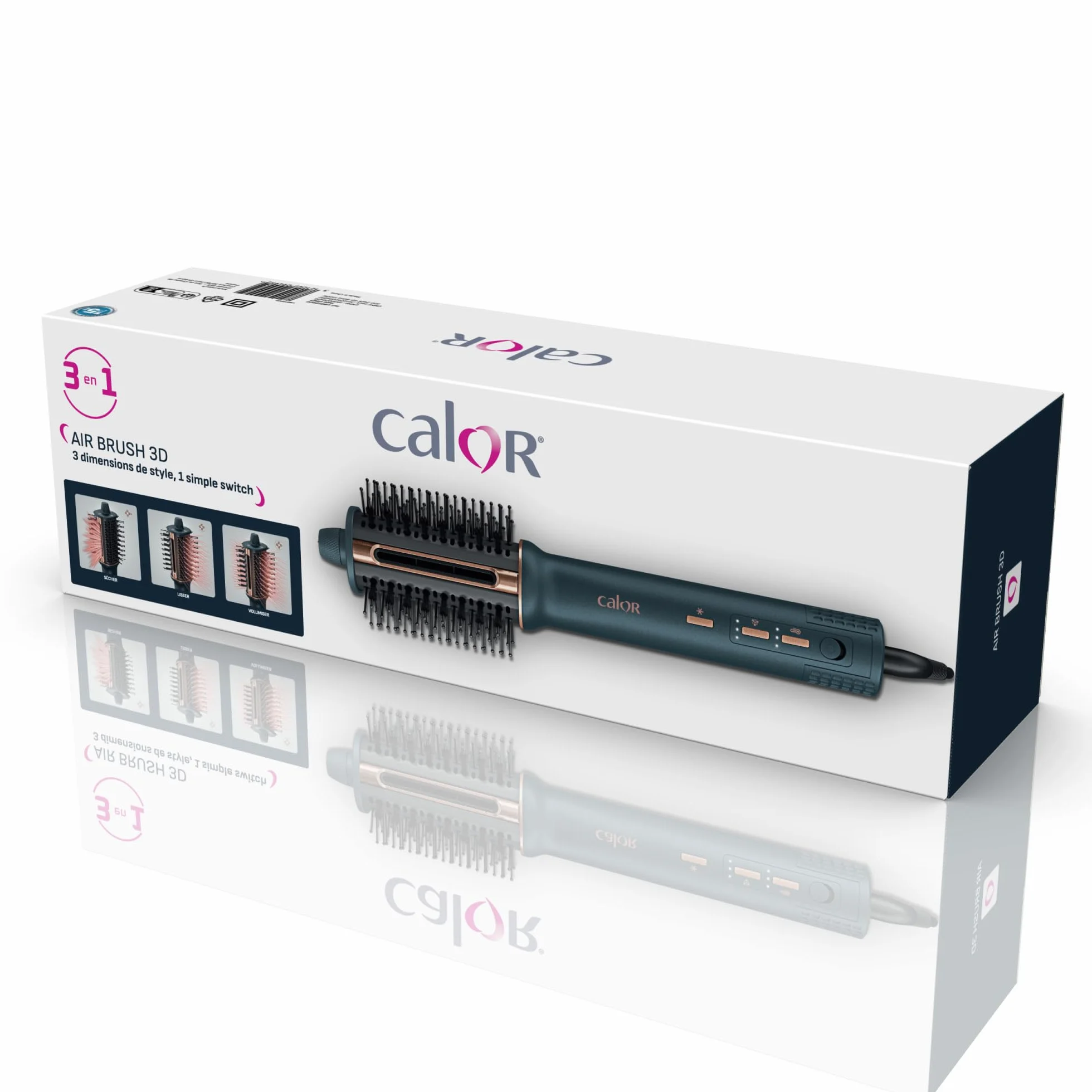Calor Brosse soufflante 3-en-1 Air Brush 3D UB9720C0 3 vitesses 3 températures