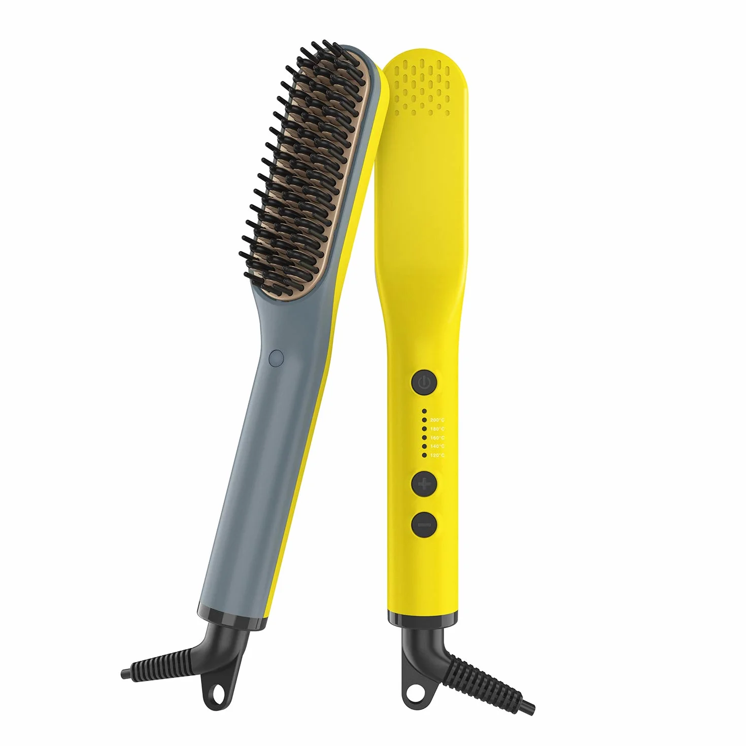 Lisseur Barbe Homme 2 en 1 Brosse Lissante Cheveux Multifonctionnel Rapide Peigne Chauffant