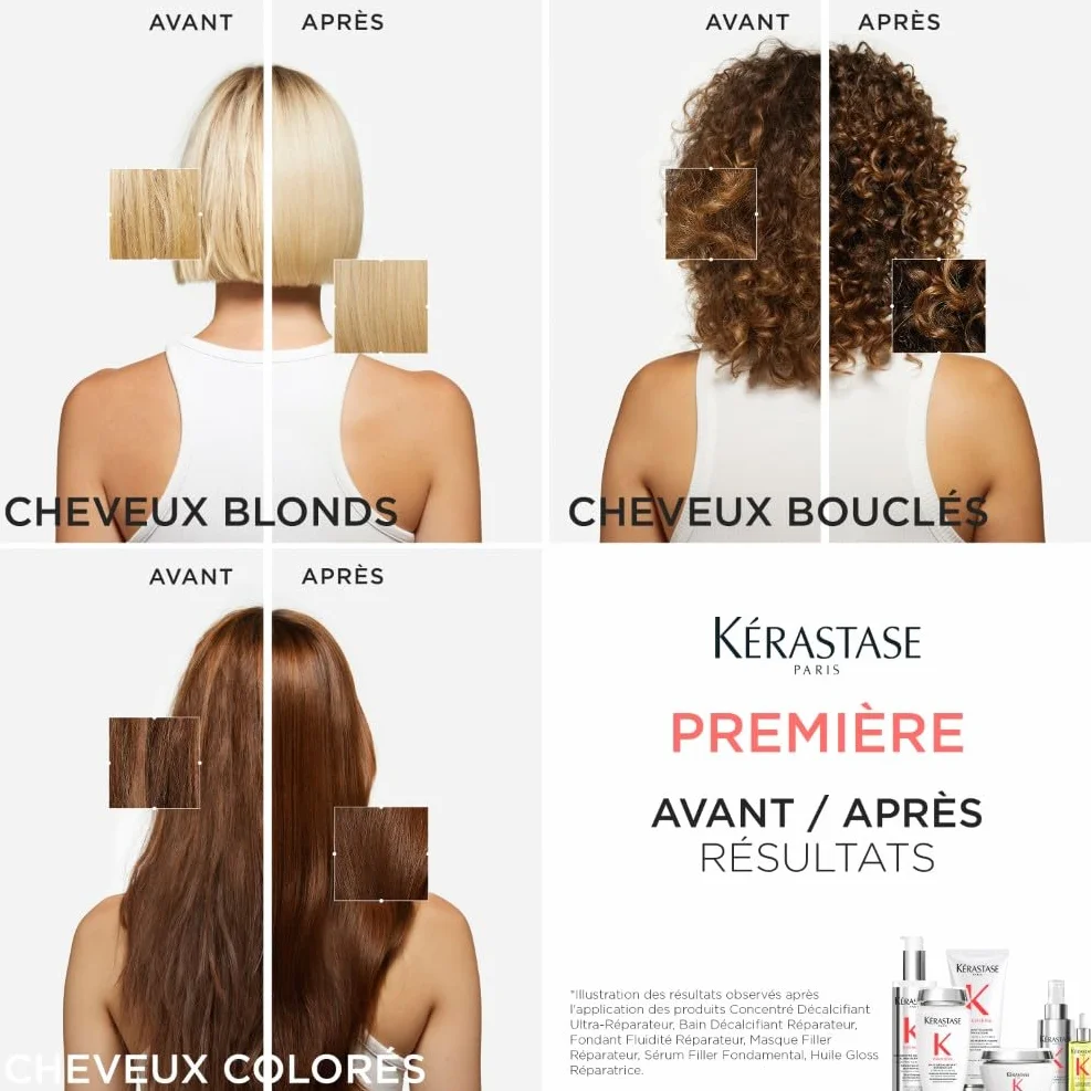 KÉRASTASE Première Huile Gloss Réparatrice Sans Rinçage Anti-Fourches Cheveux Abîmés 30 ml