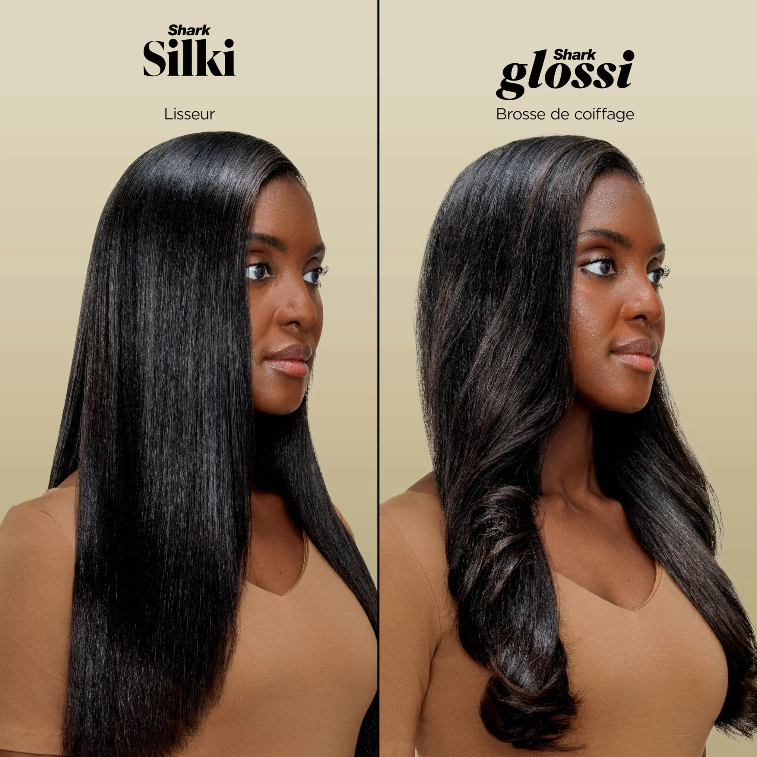Shark Glam Multistyler Brosse soufflante et volumisante Lisseur cheveux Boucleurs auto-enroulants