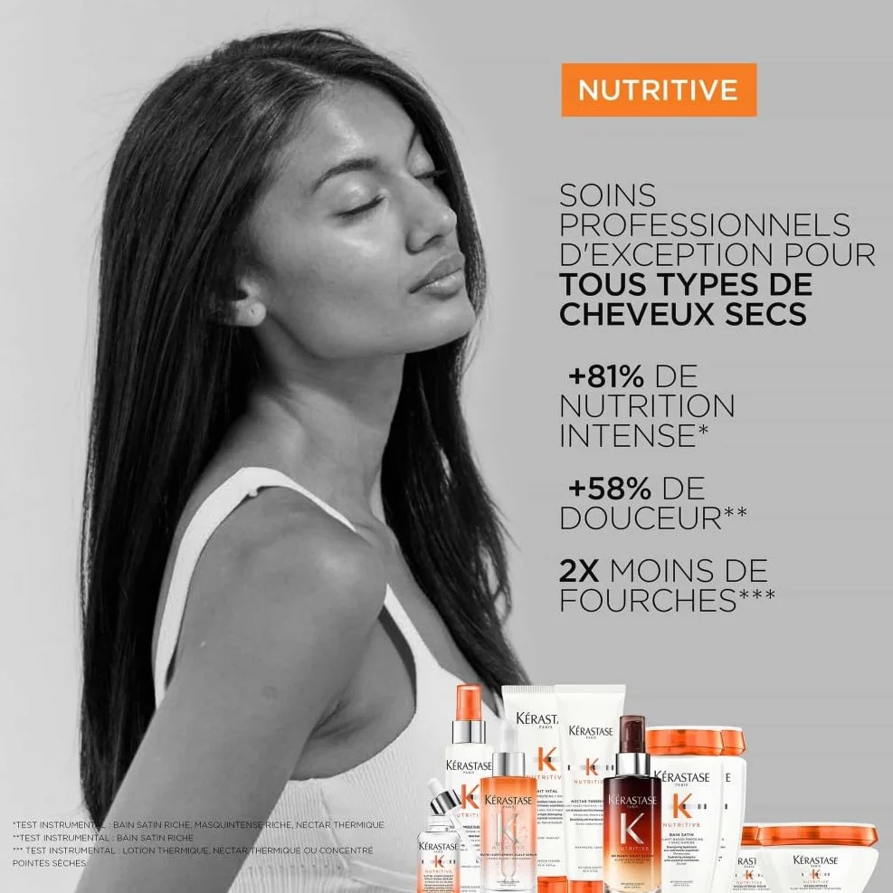 KÉRASTASE Nutritive - Sérum Nutritif Confort Intense - Serum Hydratant Pour Cuir Chevelu Sec - Apporte des Nutriments Essentiels - Niacinamide & Glycérine - +23% Hydratation Immédiate* - 90 ml