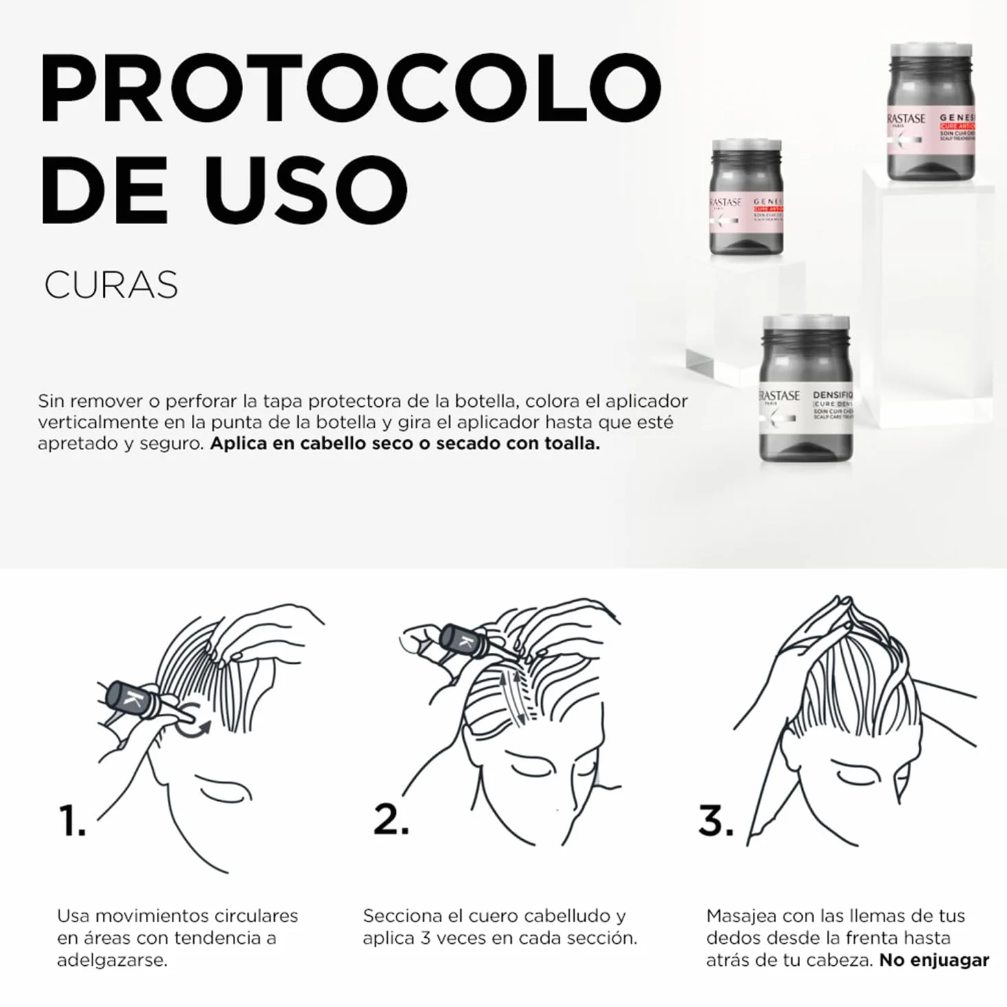 KÉRASTASE Genesis Cure Anti-Chute Fortifiante Aminexil Sans Rinçage Cheveux Fins Cassants