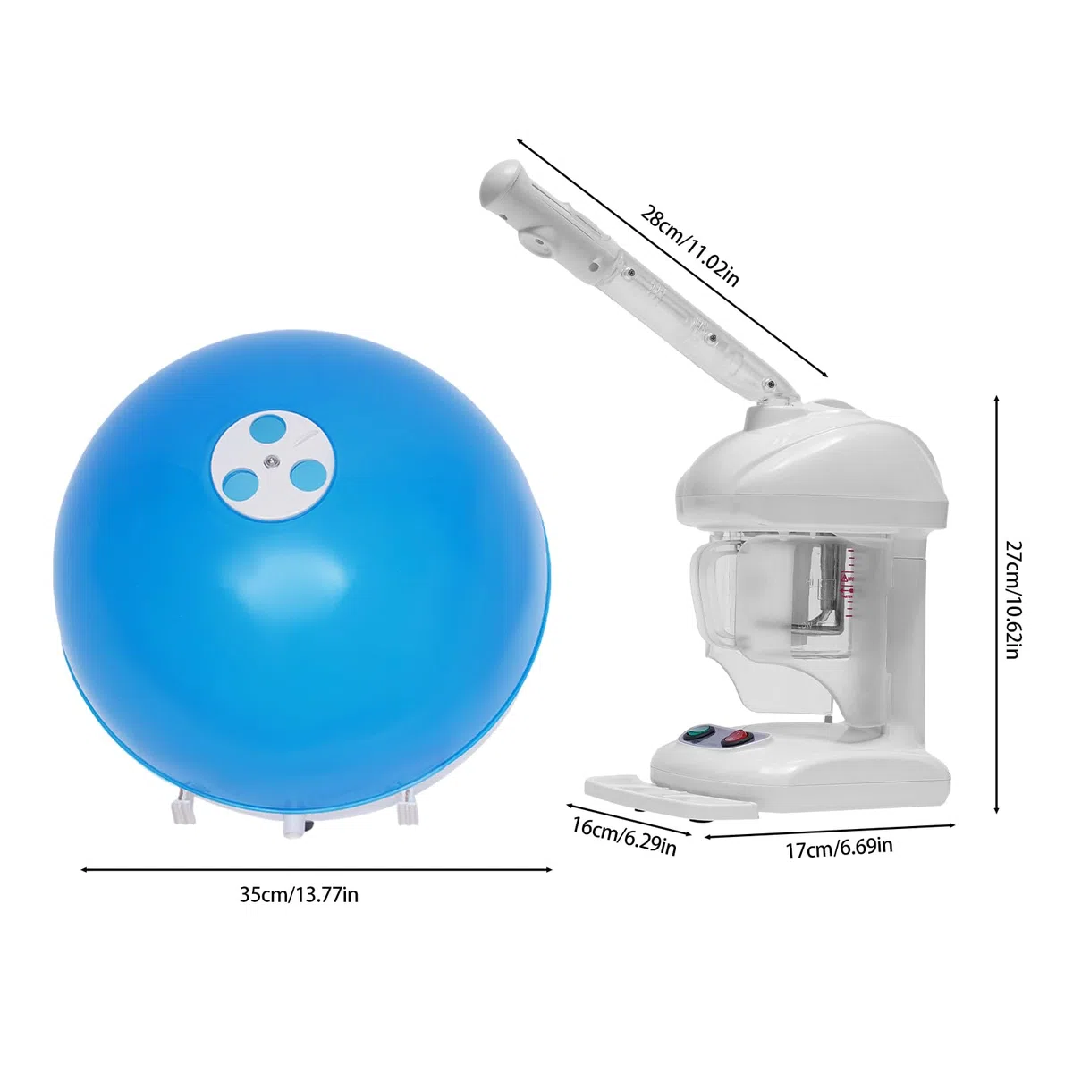 Casques Chauffant Cheveux Professionnel Ozen Appareil de soin des cheveux Soins Capillaires à l'ozone 480W Vapeur Visage Multifonction Face Detox Machine Steam Device Esthetique professionnel Salon