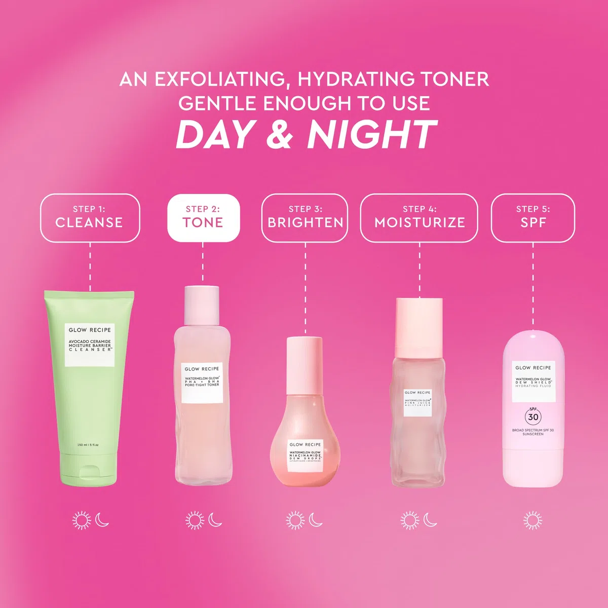 Glow Recipe Watermelon Glow PHA + BHA Pore-Tight Toner 150ml