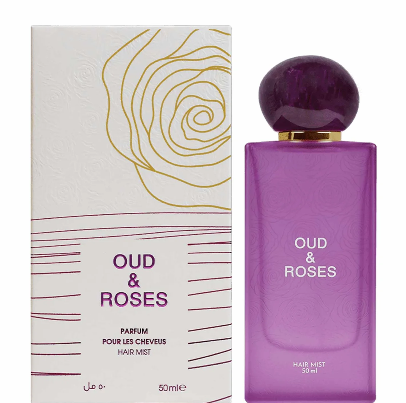 Ahmed Al Maghribi Oud & Roses Parfum pour cheveux