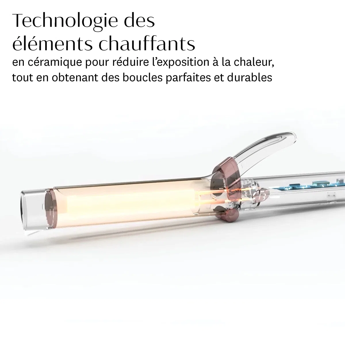 T3 Single Pass Curl Fer à Boucler Professionnel Fer à Boucler et à Onduler en à Cylindre Long avec Réglages de Chaleur Adaptables pour des Boucles et des Ondulations Lisses et Brillantes