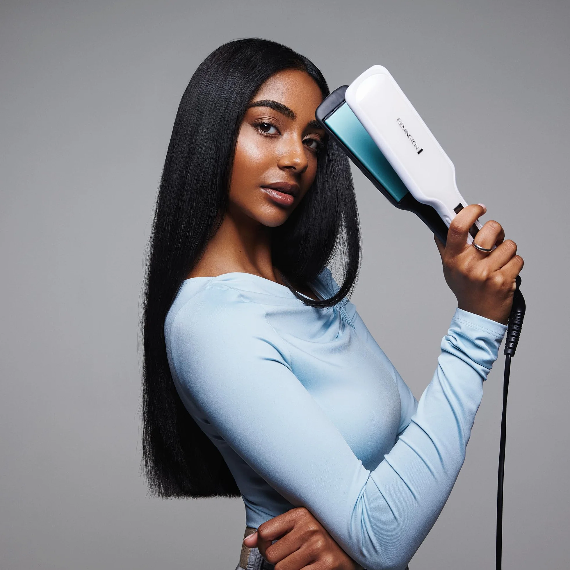 Remington Lisseur Cheveux Shine Therapy S8550 Plaques larges Céramique 150-230°C