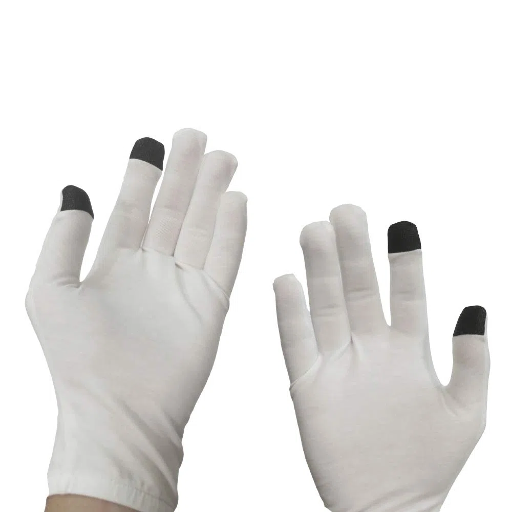 Edenswear Gants hydratants pour adulte avec zinc, Tencel Eczéma Tencel (XL, Blanc)