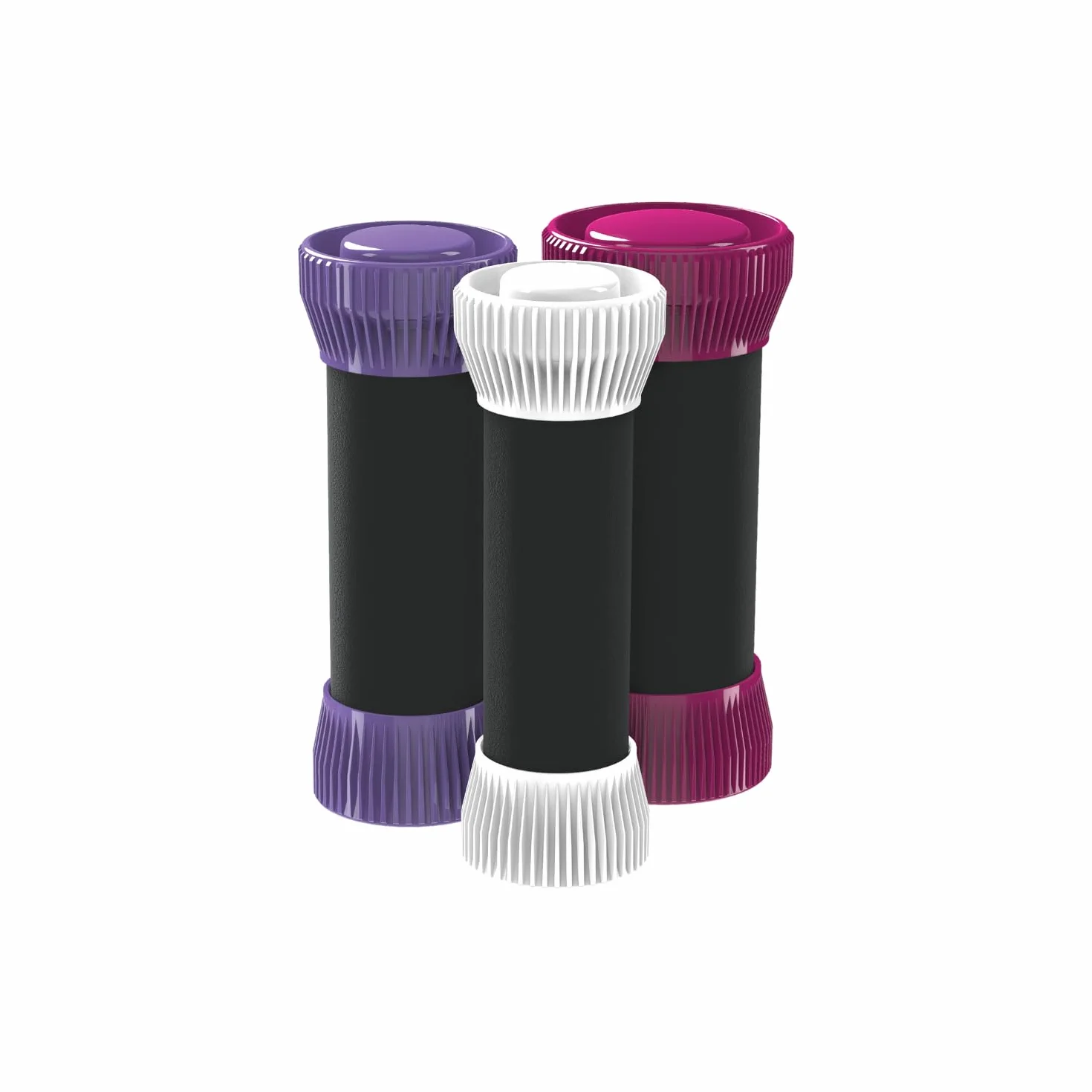Remington Bigoudis Cheveux [3 styles de Boucles] Ionic Rollers Rose & Noir (Coffret 20 rouleaux de 3 tailles avec pinces et attaches: 20,23 & 27mm, Ionique, Longue Tenue) Bigoudis chauffants H5600