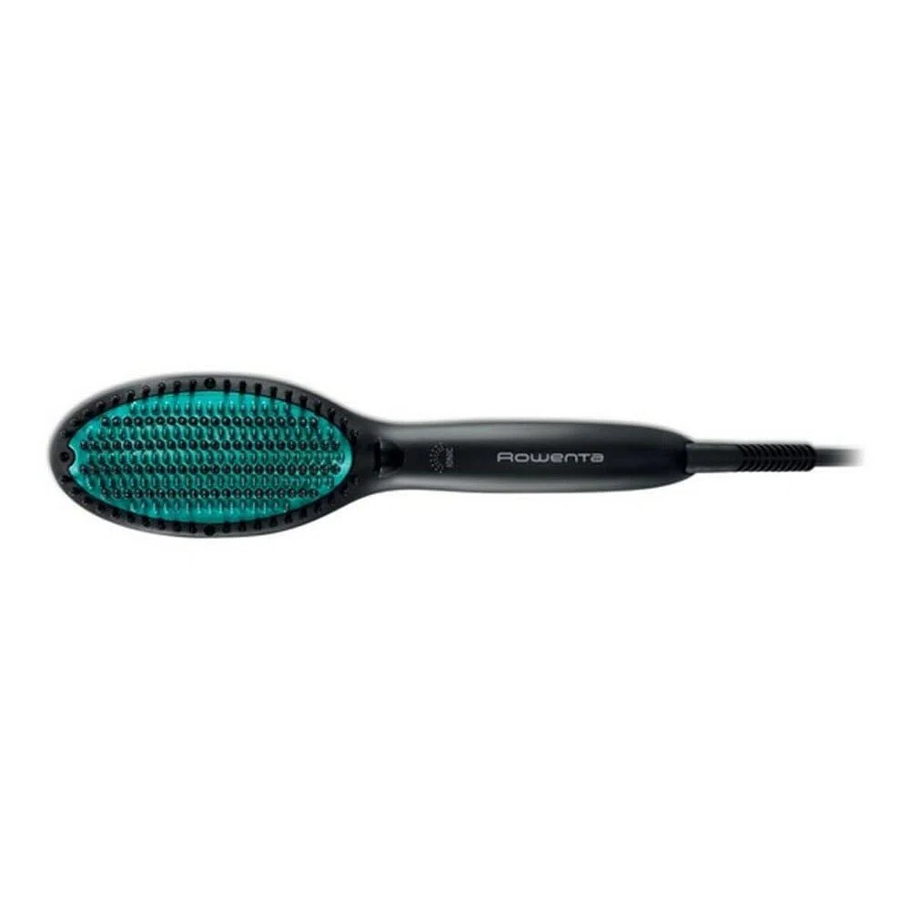 Rowenta Power Straight CF5820F0 Brosse lissante spéciale pour Cheveux très bouclés, avec générateur d'ions et température réglable jusqu'à 200 °C, Dents avec Grande Fixation à partir de la Racine