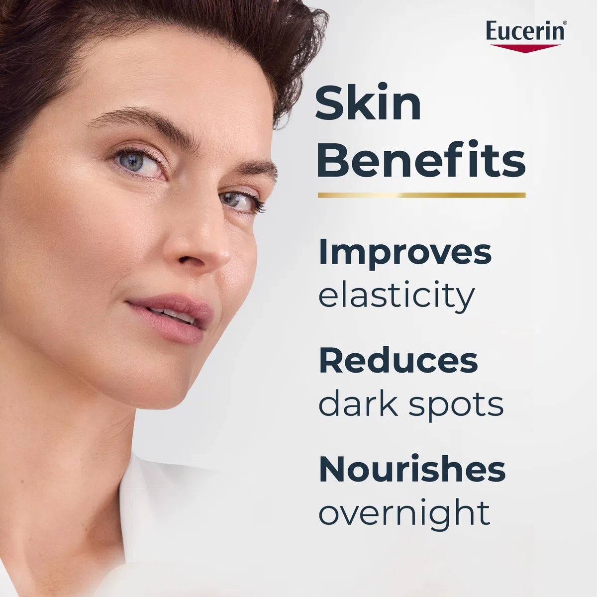 Eucerin Hyaluron-Filler + Elasticity Soin de Nuit Anti-Âge 50ml, Crème de nuit anti-rides acide hyaluronique Thiamidol