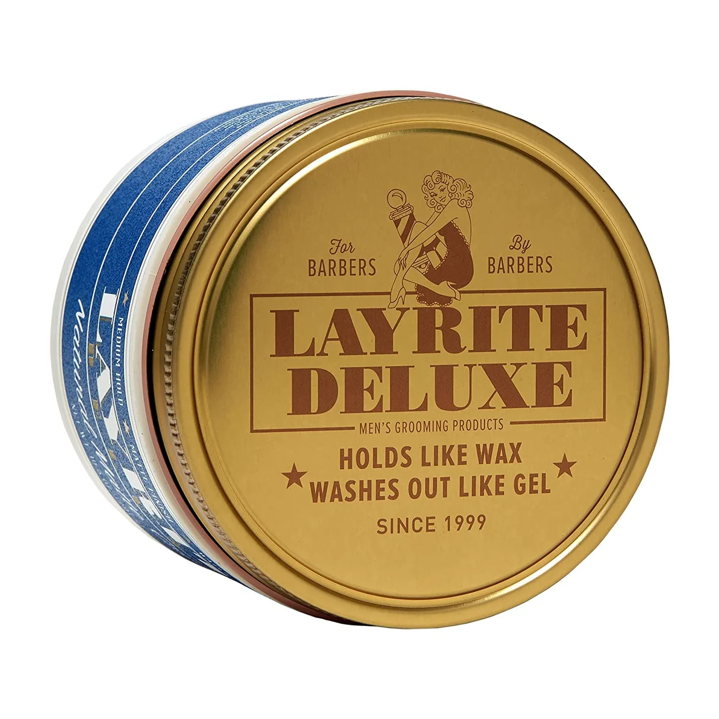 Layrite Natural Matte Cream Pomade 297g | Fixation Moyenne | Effet Mat Naturel | Texture Légère | Facile à Laver