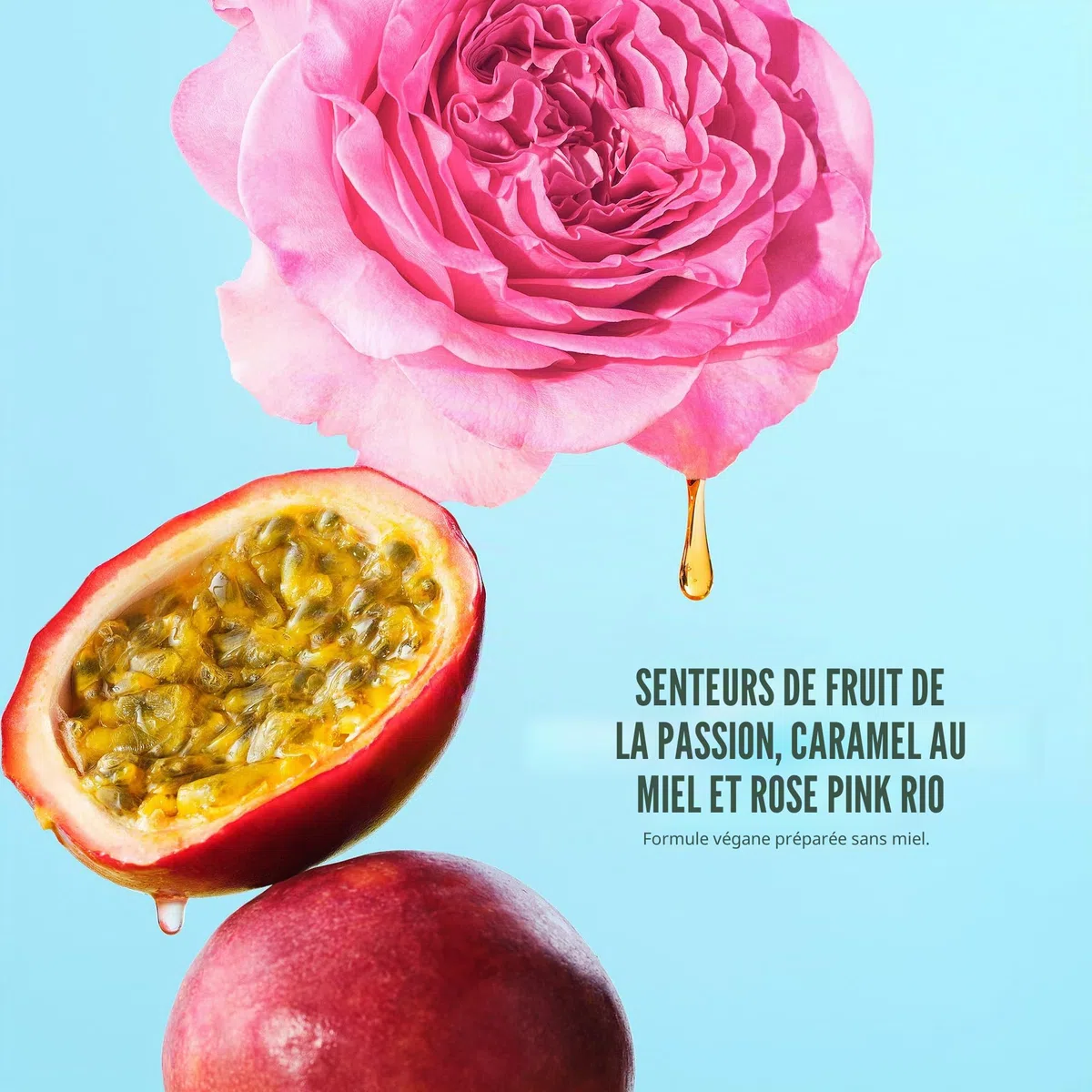 Sol de Janeiro Cheirosa 91 Spray pour le corps avec fruit de la passion, caramel miel et rose, parfum floral, végétalien et sans parabène
