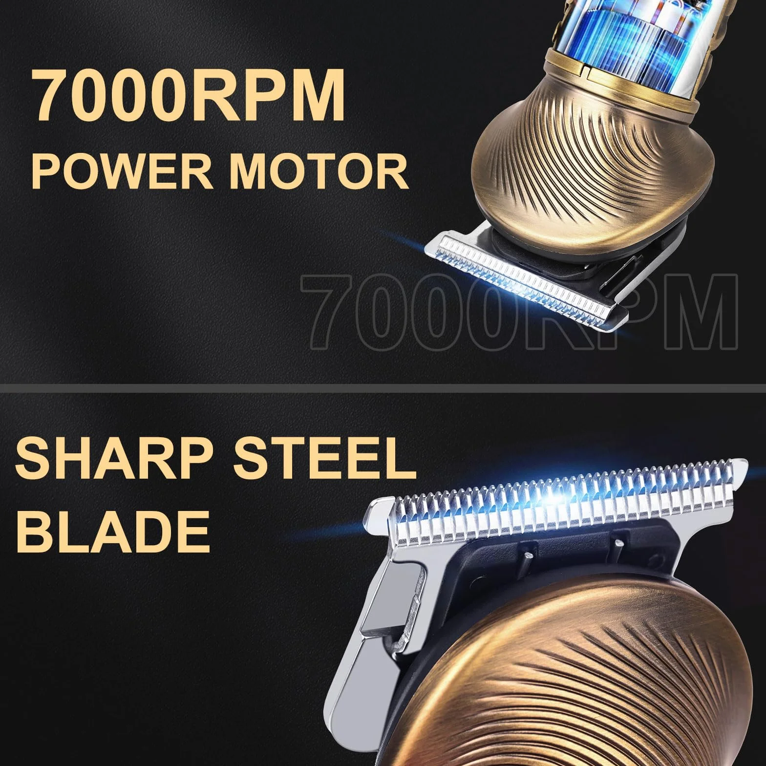 Tondeuse Barbe Homme Sans Fil Rechargeable Lame en T Rasoir Electrique Kit Multi-Usage Tailler Contour Nez Corps