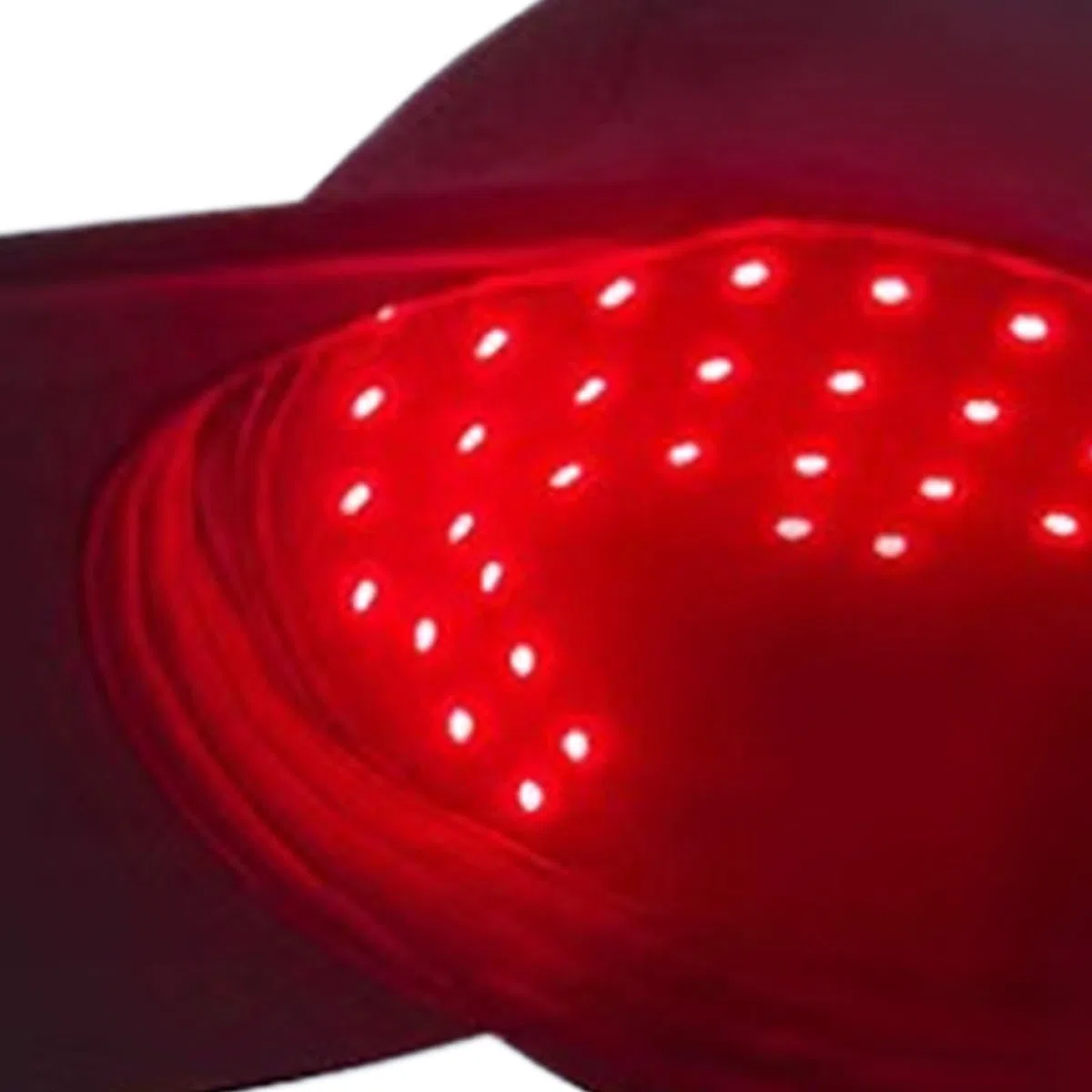 Chapeau de repousse des cheveux à lumière rouge – 450 nm LED soins du cuir chevelu design | Bonnet de repousse des cheveux | Chapeau de cheveux LED pour la maison, les voyages, la stimulation du cuir