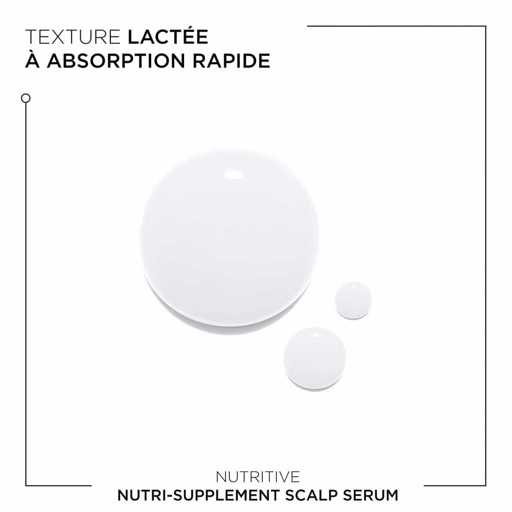KÉRASTASE Nutritive - Sérum Nutritif Confort Intense - Serum Hydratant Pour Cuir Chevelu Sec - Apporte des Nutriments Essentiels - Niacinamide & Glycérine - +23% Hydratation Immédiate* - 90 ml