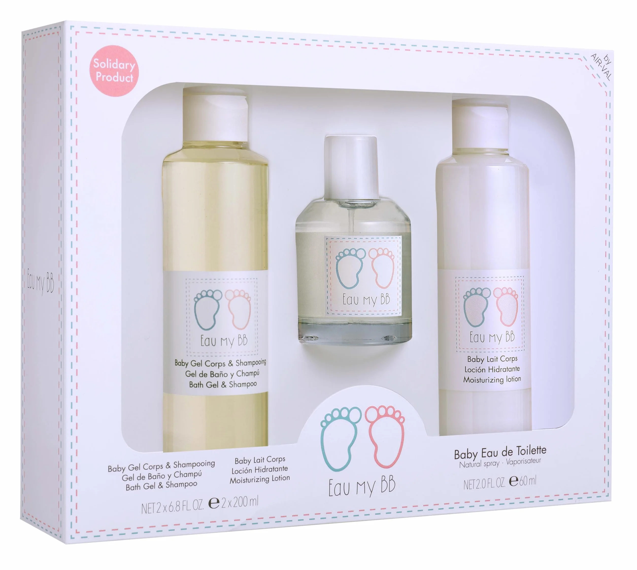 Eau My BB SET eau de toilette, Gel et lotion – 460 ml