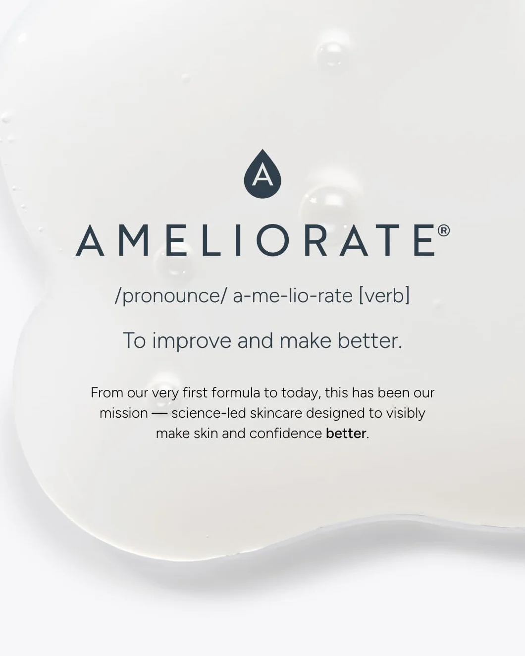 AMELIORATE Transforming Body Exfoliant 500ml for Keratosis Pilaris, Bumpy & Dry Skin | AHA & Bamboo Scrub
