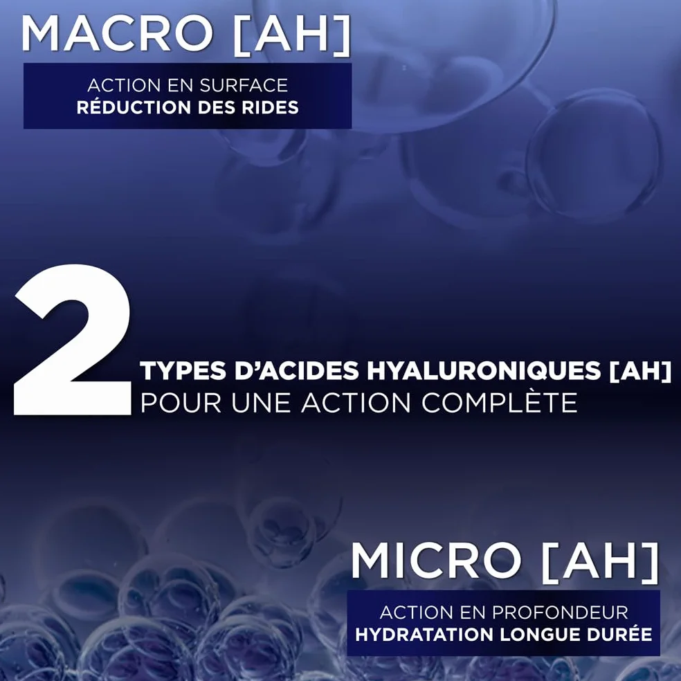 L'Oréal Men Expert Trousse Routine Experte Homme Soins Visage Revitalisant Anti-Âge Acide Hyaluronique Power Age 3 Produits