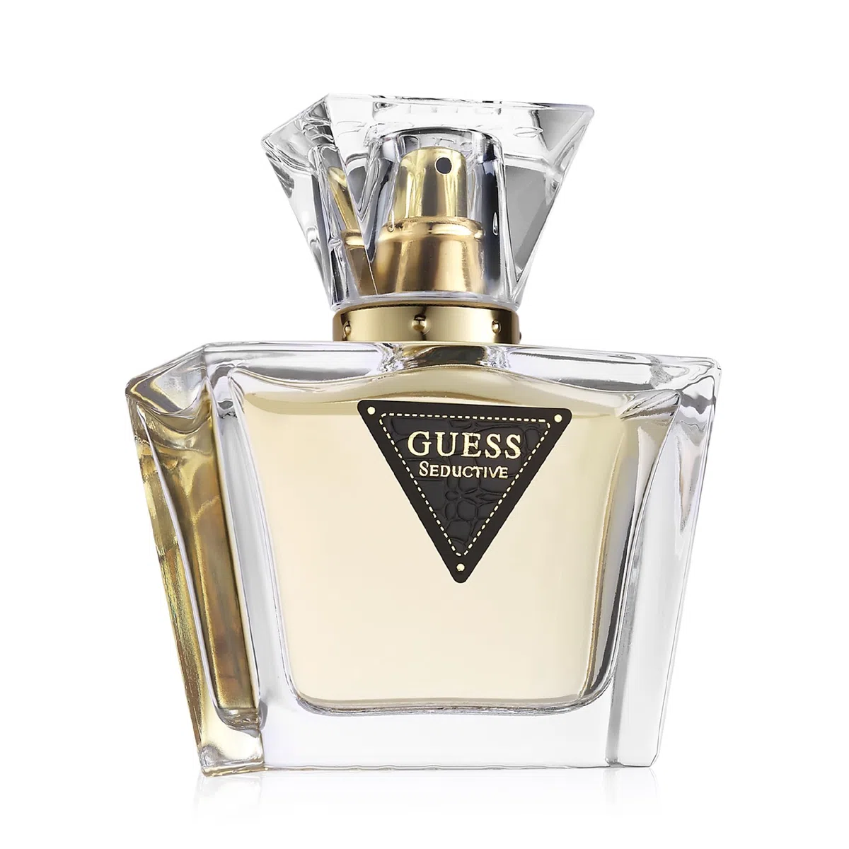 GUESS Seductive Coffret Cadeau pour Femme – Eau de Toilette 75ml, Format Voyage 15ml, Lotion pour le Corps 100ml, Pochette Noire Guess – Parfum Fruité Longue Durée