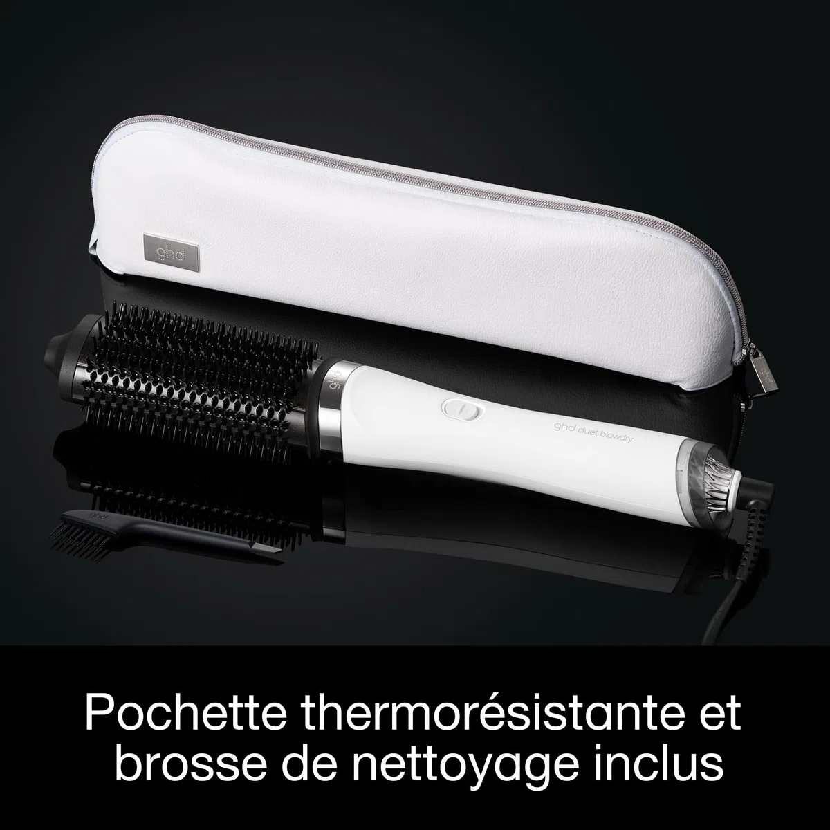 ghd - Brosse soufflante ghd Duet Blowdry - Brosse 2-en-1 - Sèche et coiffe sans dommage - 3x plus de volume sans frisottis - Brushing facile à la maison - Utilisation sur cheveux mouillés