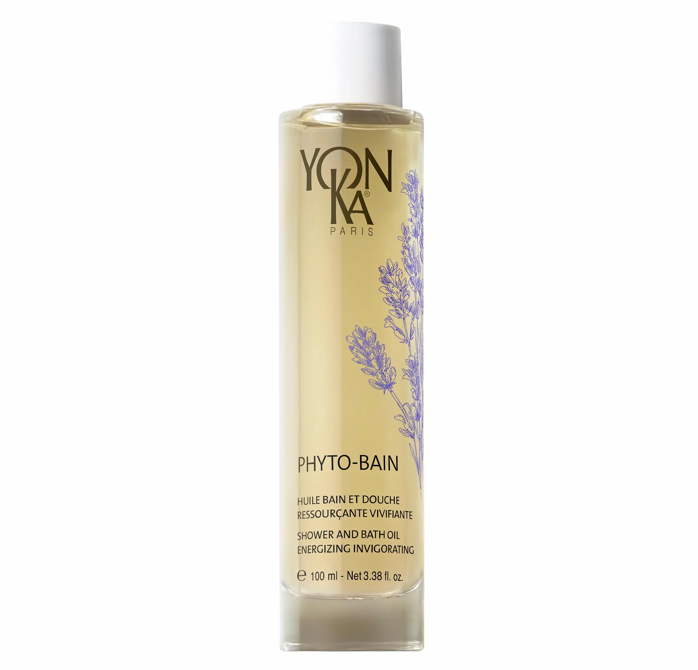 Yon-Ka Phyto-Bain Huile de Bain et Douche Revitalisante 100ml pour Peau Sèche