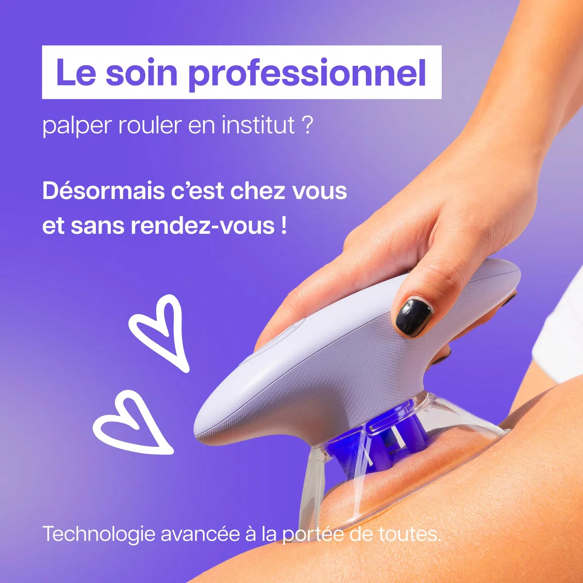 Ventouse Anti-Cellulite Électrique - Palper-rouler Automatique & Aspiration Puissante - Réduit la Peau d’Orange Rapidement - Cible Tous Types de Cellulite - Ventre, Cuisses, Bras, Jambes