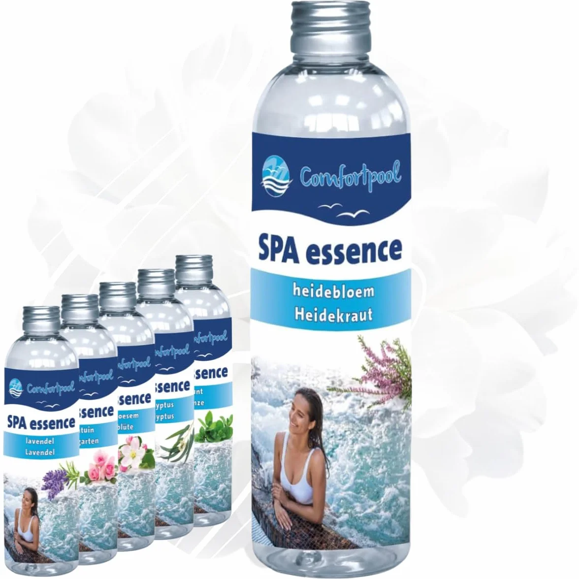 Huile de Bain Spa Essence Huile parfumée de Luxe pour Spa Jacuzzi Bruyère