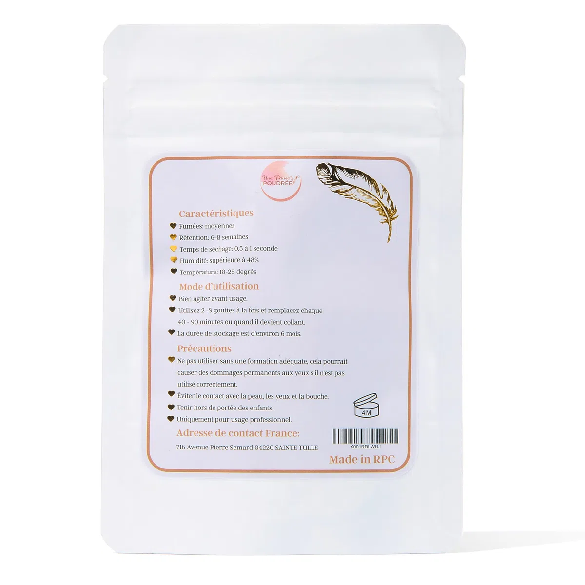 Une Pause Poudrée - LOUGLUE Colle Noir Yeux Sensibles Haute rétention - Extension de Cils pour Professionnels - Pour Faux Cils - Séchage Rapide (0,5-1s), Facile et Longue Durée (5ml)